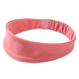 Maxbell Sweatband Elastic Anti Slip Breathable Outdoor Headband for Tennis Pink