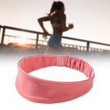 Maxbell Sweatband Elastic Anti Slip Breathable Outdoor Headband for Tennis Pink