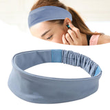 Maxbell Sweatband Elastic Anti Slip Breathable Outdoor Headband for Tennis Blue