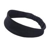 Maxbell Sweatband Elastic Anti Slip Breathable Outdoor Headband for Tennis Black