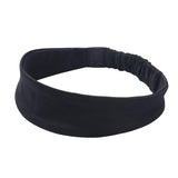 Maxbell Sweatband Elastic Anti Slip Breathable Outdoor Headband for Tennis Black