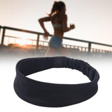 Maxbell Sweatband Elastic Anti Slip Breathable Outdoor Headband for Tennis Black