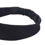 Maxbell Sweatband Elastic Anti Slip Breathable Outdoor Headband for Tennis Black