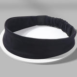 Maxbell Sweatband Elastic Anti Slip Breathable Outdoor Headband for Tennis Black