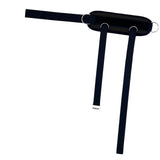 Maxbell Portable Ankle Straps Leg Glute Workouts for Weight Lifting Bodybuilding Gym Black 1pcs