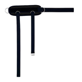 Maxbell Portable Ankle Straps Leg Glute Workouts for Weight Lifting Bodybuilding Gym Black 1pcs