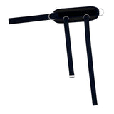 Maxbell Portable Ankle Straps Leg Glute Workouts for Weight Lifting Bodybuilding Gym Black 1pcs