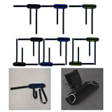 Maxbell Portable Ankle Straps Leg Glute Workouts for Weight Lifting Bodybuilding Gym Black 1pcs