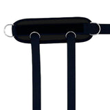 Maxbell Portable Ankle Straps Leg Glute Workouts for Weight Lifting Bodybuilding Gym Black 2pcs
