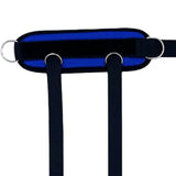 Maxbell Portable Ankle Straps Leg Glute Workouts for Weight Lifting Bodybuilding Gym Blue 2pcs
