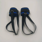Maxbell Portable Ankle Straps Leg Glute Workouts for Weight Lifting Bodybuilding Gym Blue 2pcs