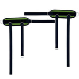 Maxbell Portable Ankle Straps Leg Glute Workouts for Weight Lifting Bodybuilding Gym Green 2pcs