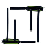 Maxbell Portable Ankle Straps Leg Glute Workouts for Weight Lifting Bodybuilding Gym Green 2pcs