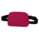 Maxbell Waist Bag Pack Fanny Pack with Adjustable Strap for Walking Hiking Camping Wine Red