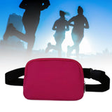 Maxbell Waist Bag Pack Fanny Pack with Adjustable Strap for Walking Hiking Camping Wine Red