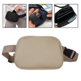 Maxbell Waist Bag Pack Fanny Pack with Adjustable Strap for Walking Hiking Camping Khaki