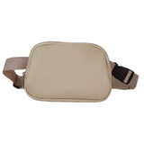 Maxbell Waist Bag Pack Fanny Pack with Adjustable Strap for Walking Hiking Camping Khaki