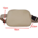 Maxbell Waist Bag Pack Fanny Pack with Adjustable Strap for Walking Hiking Camping Khaki
