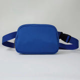 Maxbell Waist Bag Pack Fanny Pack with Adjustable Strap for Walking Hiking Camping Blue