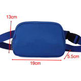 Maxbell Waist Bag Pack Fanny Pack with Adjustable Strap for Walking Hiking Camping Blue