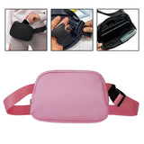 Maxbell Waist Bag Pack Fanny Pack with Adjustable Strap for Walking Hiking Camping Pink