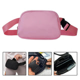 Maxbell Waist Bag Pack Fanny Pack with Adjustable Strap for Walking Hiking Camping Pink