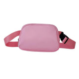 Maxbell Waist Bag Pack Fanny Pack with Adjustable Strap for Walking Hiking Camping Pink