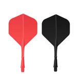 Maxbell Standard Darts Flight and Darts Shafts 2BA Thread Replace Part Durable Black