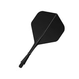Maxbell Standard Darts Flight and Darts Shafts 2BA Thread Replace Part Durable Black