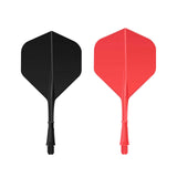 Maxbell Standard Darts Flight and Darts Shafts 2BA Thread Replace Part Durable Black