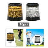 Maxbell 10Pcs Golf Iron Ferrules High Quality Premium Tapered Shaft Sleeves Gold