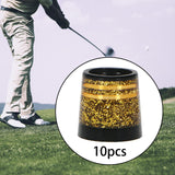 Maxbell 10Pcs Golf Iron Ferrules High Quality Premium Tapered Shaft Sleeves Gold