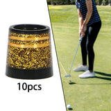 Maxbell 10Pcs Golf Iron Ferrules High Quality Premium Tapered Shaft Sleeves Gold