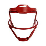 Maxbell Softball Batting Mask Face Guards Iron Wire Protective Shield Equipment Red