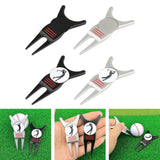 Maxbell Golf Divot Repair Tool Golf Club Holder Practice Women Men Golfer Putting Black