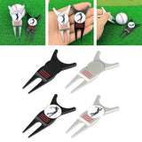 Maxbell Golf Divot Repair Tool Golf Club Holder Practice Women Men Golfer Putting Black