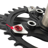 Maxbell Bicycle Crankset Gasket Chainring Bolt Screws Gasket for Bicycle Crankset