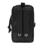 Maxbell Waist Bag Pouch Fanny Pack Key Holder Tote Bum Bags for Running Fishing Men Black