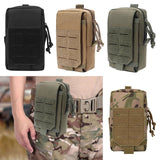Maxbell Waist Bag Pouch Fanny Pack Key Holder Tote Bum Bags for Running Fishing Men Black