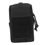 Maxbell Waist Bag Pouch Fanny Pack Key Holder Tote Bum Bags for Running Fishing Men Black