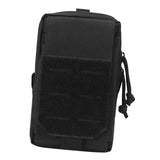Maxbell Waist Bag Pouch Fanny Pack Key Holder Tote Bum Bags for Running Fishing Men Black