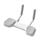 Maxbell Portable Core Trainer Board Workout Muscle Flat Support Unisex Waist White