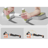 Maxbell Portable Core Trainer Board Workout Muscle Flat Support Unisex Waist White