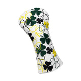 Maxbell Golf Club Head Cover Golf Wood Covers Club Protection PU Leather with Tags 1 White