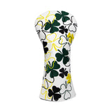 Maxbell Golf Club Head Cover Golf Wood Covers Club Protection PU Leather with Tags 1 White