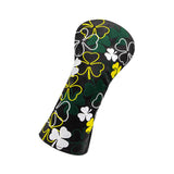 Maxbell Golf Club Head Cover Golf Wood Covers Club Protection PU Leather with Tags 1 Black