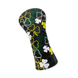 Maxbell Golf Club Head Cover Golf Wood Covers Club Protection PU Leather with Tags 1 Black