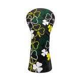 Maxbell Golf Club Head Cover Golf Wood Covers Club Protection PU Leather with Tags 1 Black