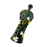 Maxbell Golf Club Head Cover Golf Wood Covers Club Protection PU Leather with Tags UT Black