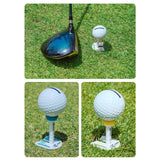 Maxbell 2Pcs Golf Tees Ball Holder Adjustable Height Indoor Outdoor Golfer Gift Red